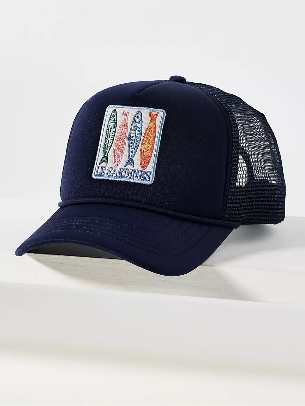 ❣️🪷NWT Anthropologie Coney Island Picnic Sardines Trucker Hat One Size Adjust🌙